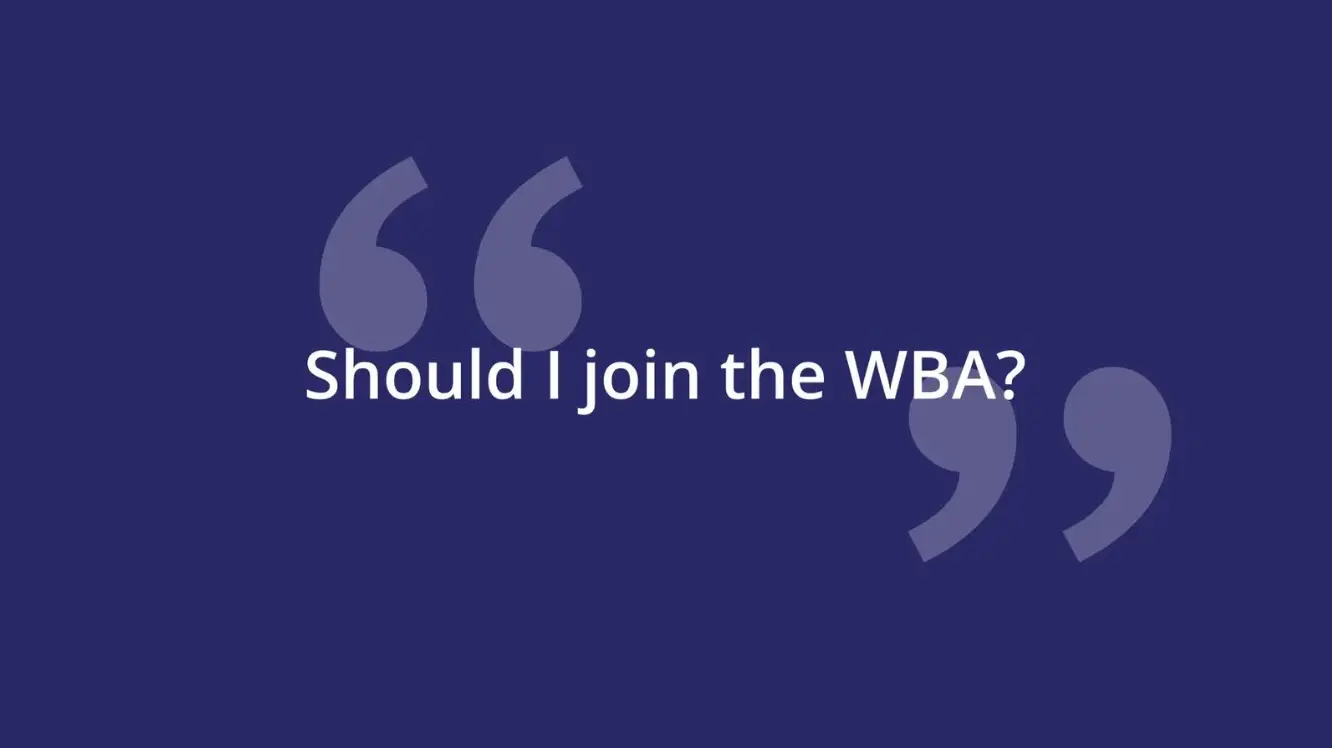 Should I join WBA?